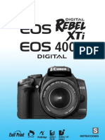Canon Rebel Eos Xti - Eos 400d