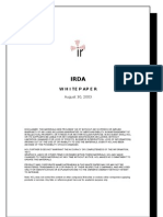 Draft IRDA Whitepaper