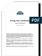 Energy star certification Whitepaper