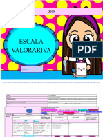 Escala Valorativa 3 AÑOS DEL 02 Al 06 de Octubre