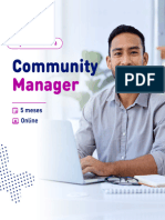 Brochure Community Manager