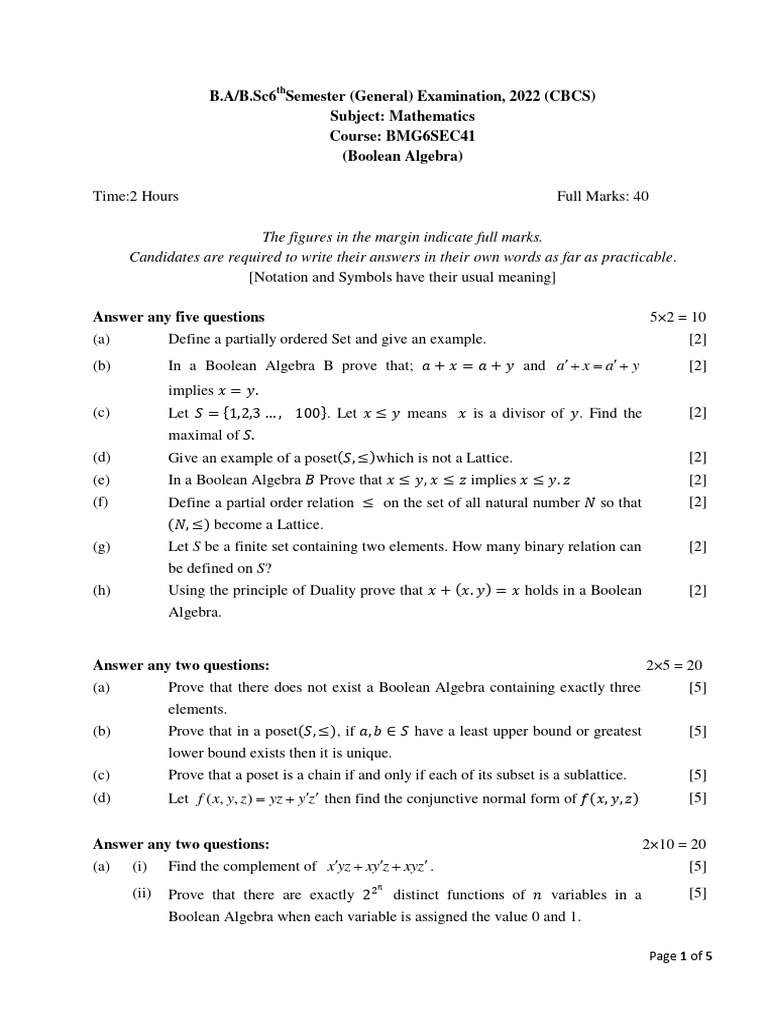 Sem Vi - MTMG - Sec4 | PDF | Mathematical Concepts | Discrete Mathematics