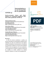 Revistaimaginario, Problemas Socioeconómicos y Su Incidencia en La Formación Profesional Ante La Pandemia COVID-19