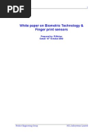 Download White paper on Biometric Technology  Fingerprint sensors by api-3760834 SN6860384 doc pdf