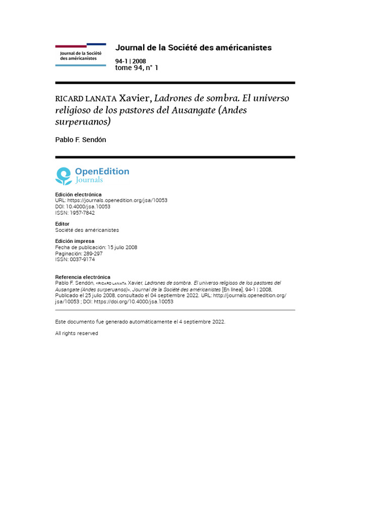 Jsa 10053 pdf chamanismo etnograf a