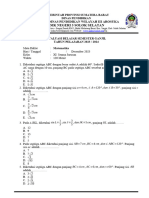 Soal Matematika KLS Xi