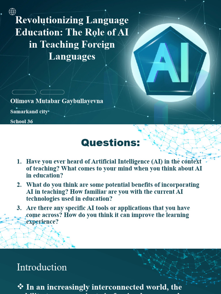 Ai In Teaching Pdf