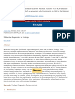 Molecular Diagnostics in Virology - PMC