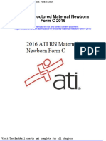 Ati RN Proctored Maternal Newborn Form C 2016