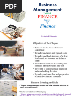 Business Management: Finance