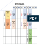 Horario Udabol Gabriel