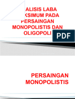 CH-10 (Analisis Laba Maksimum Pada P. Monopolistik - Oligopoli)