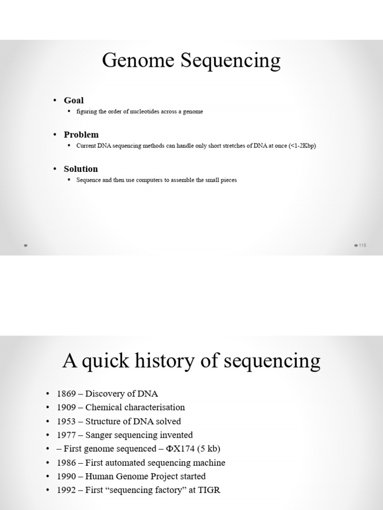 Sequencing | PDF | Dna Sequencing | Life Sciences