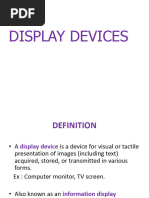 Video Display Devices