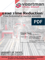 Voortman 論文 Lead Time Reduction