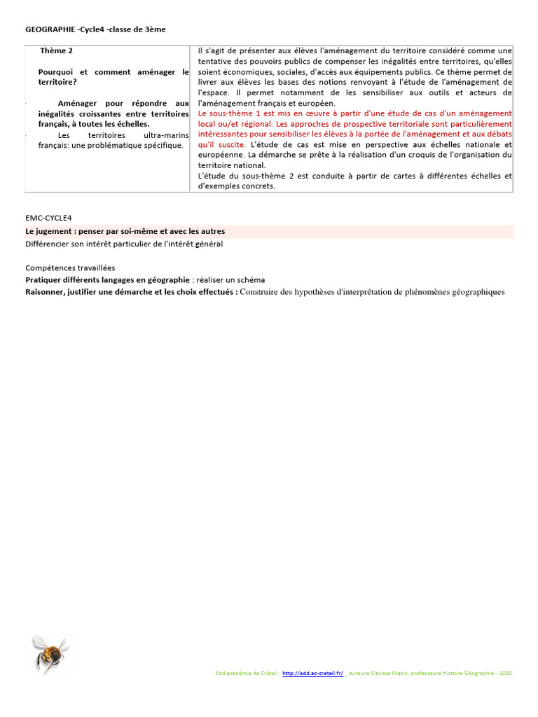 Aménagement du territoire en France | PDF | Planification