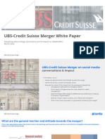 UBS-Credit Suisse Merger White Paper by Isentia