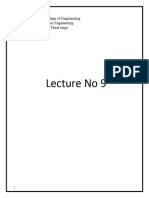 Lecture No 9