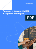 Summary: Konsep UMKM & Laporan Keuangan