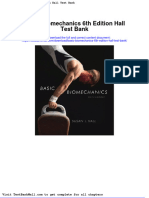 Basic Biomechanics 6th Edition Hall Test Bank