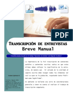 Transcripción Entrevistas - Breve Manual