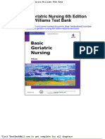 Basic Geriatric Nursing 6th Edition Williams Test Bank