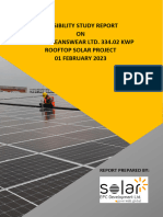 Feasibility Report of Solar Project - AJL
