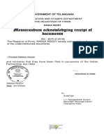Ms Prajna Distance Coaching Centre Firm Certificate