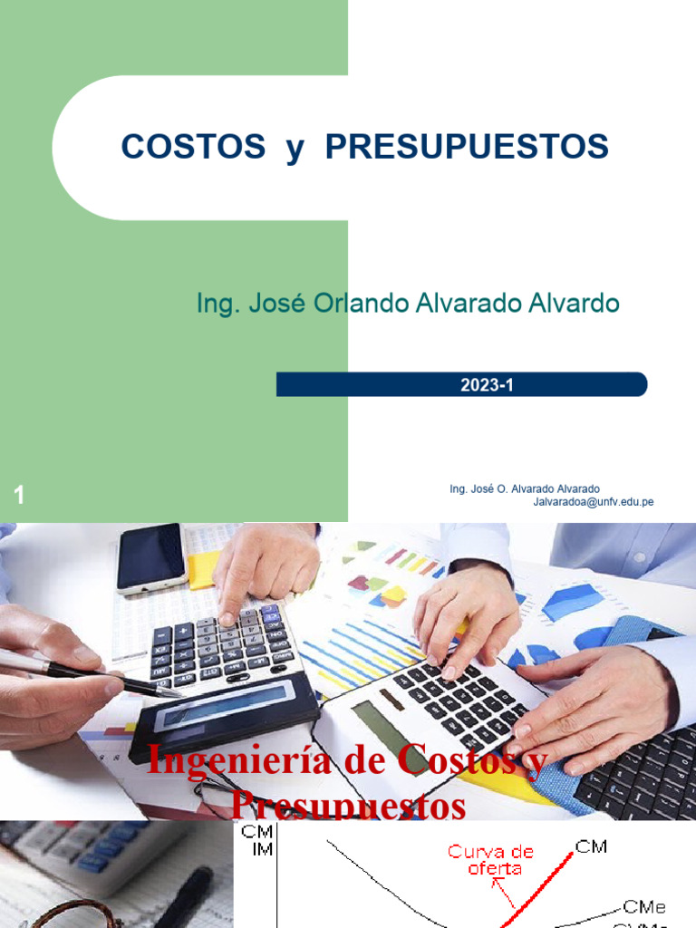 Curso de Costos y Presupuestos 2023 | PDF | Costo | Presupuesto