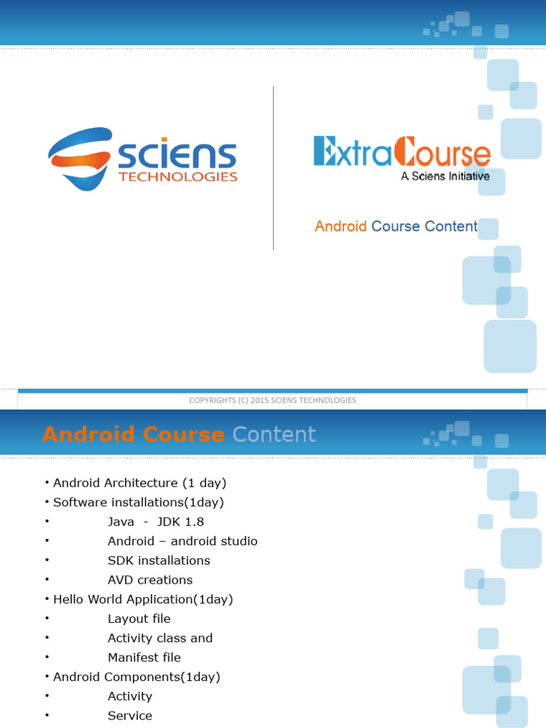 Android Training Course I.9352030.powerpoint | PDF