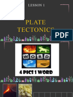 Lesson 1-Plate Tectonics