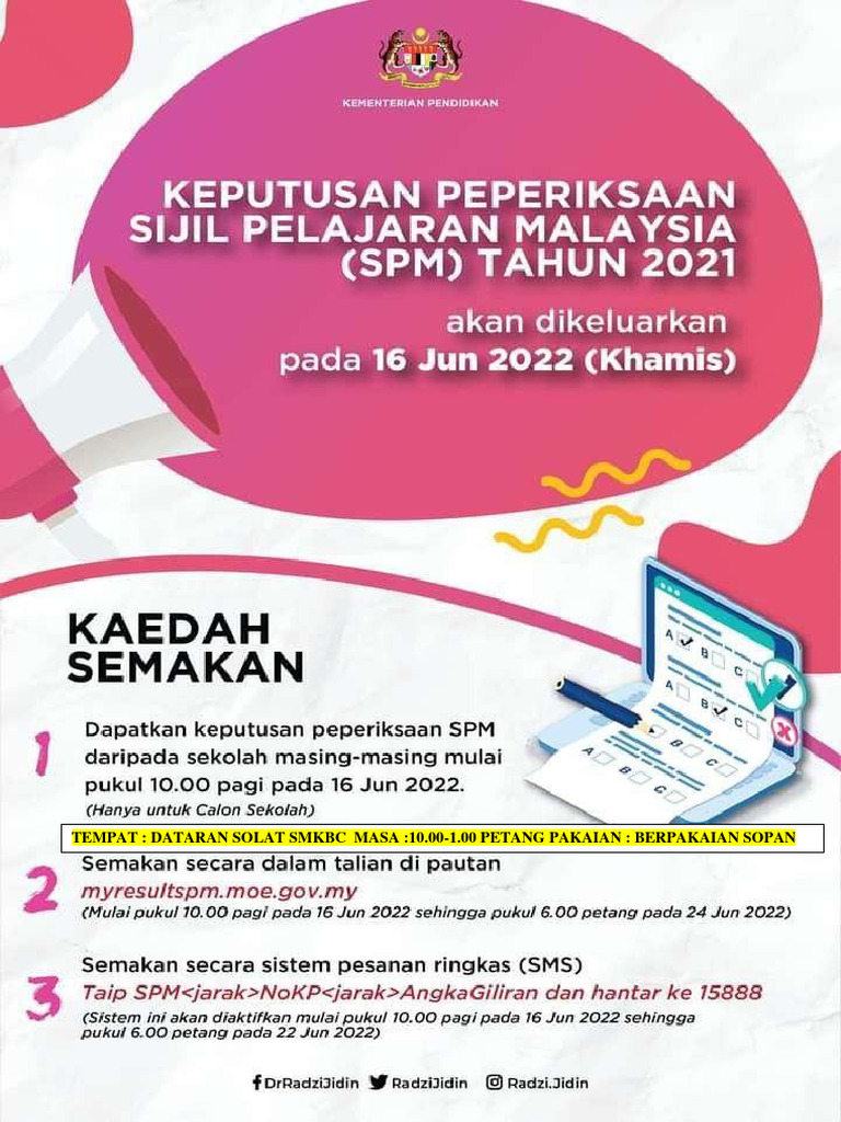 Infografik Slip SPM PDF