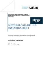 Actividad 3 Metodologia Investigación I