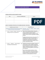 BSBHRM527 Monitoring Report Template v1.0