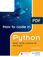 How To Code in Python GCSE, IGCSE and National