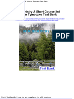 Biochemistry A Short Course 3rd Edition Tymoczko Test Bank