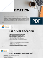 Certification Details