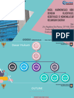 Hasil Harmonisasi KBKI Dengan Klasifikasi Kodefikasi & Nomenklatur Keuangan Daerah