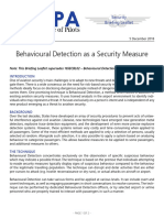 18secbl01 Behavioural Detection As A Security Measure