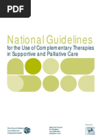 Download National Guidelines for the Use of Complementary Therapies in Supportive and Palliative Care by dorothywyn SN68606618 doc pdf