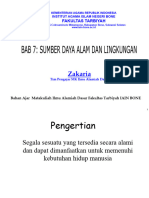 Materi 07 - Sumber Daya Alam Dan Lingkungan