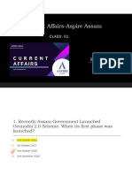 Current Affairs Class 01 Aspire Assam