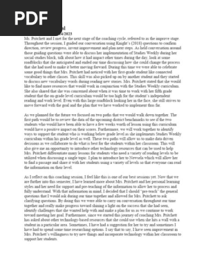 coaching journal