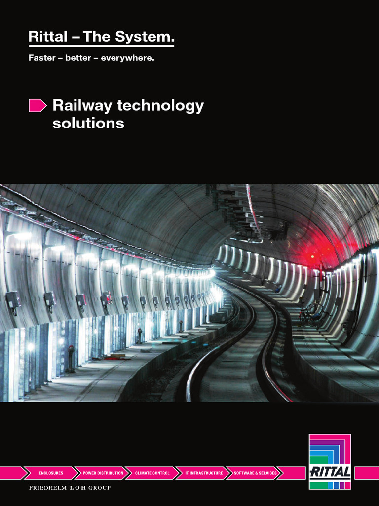 Rittal Railway Technology Solutions Pdf Rail Transport
