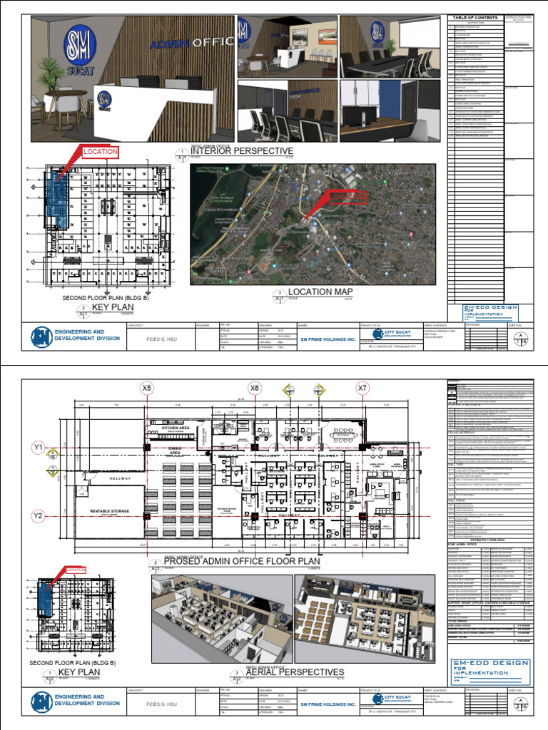Admin Office Floor Plan Design | PDF