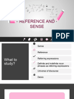 Sense and Reference