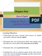 Chapter Five Cost of Capital Part