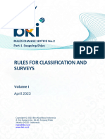 (Vol I), Amendment Rules For Classification and Surveys, Apr 2023