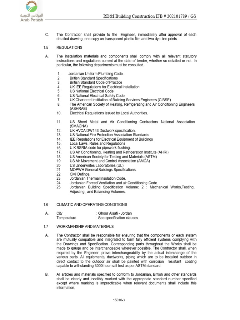Mechanical Specifications-9-10 | PDF | Construction | Welding