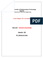 Course Report Pre-Assessment (ECD 22F)